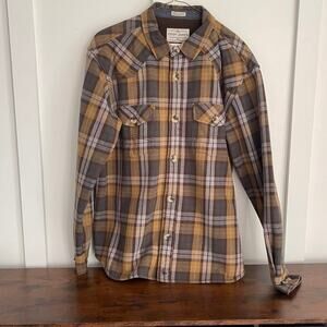 Cody James Mens large fleece lined flannel Shirt